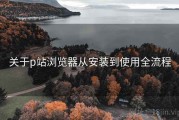 关于p站浏览器从安装到使用全流程