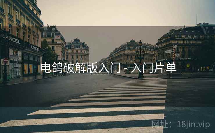 电鸽破解版入门 - 入门片单 电鸽破解版入门 - 入门片单