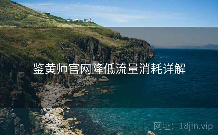 鉴黄师官网降低流量消耗详解 鉴黄师官网降低流量消耗详解